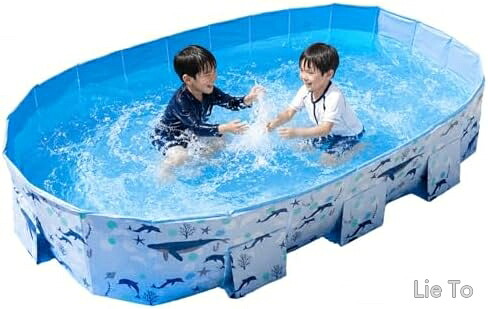 【送料無料】折りたたみプール 3.0m 大型 空気不要 子供用 家族で楽しめる 収納便利 夏にぴったり|LieTo