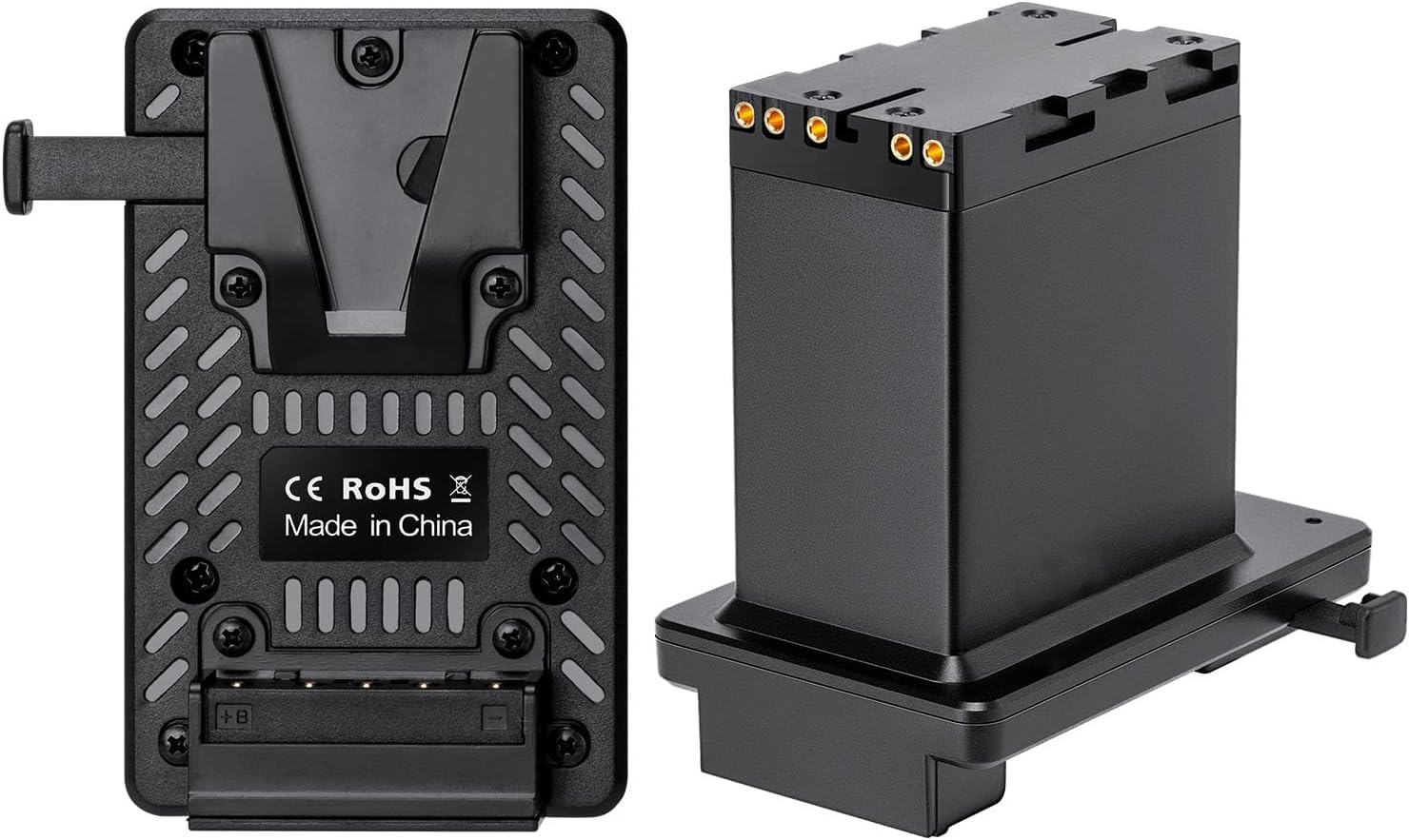 【貨物輸送無料】V-Lock V マウントアダプタ V マウント 蓄電池から BP-U マウント蓄電池にうつり変わり用アダプタ 高さ自然調整能力のある V-mount battery to BP-Useries Battery