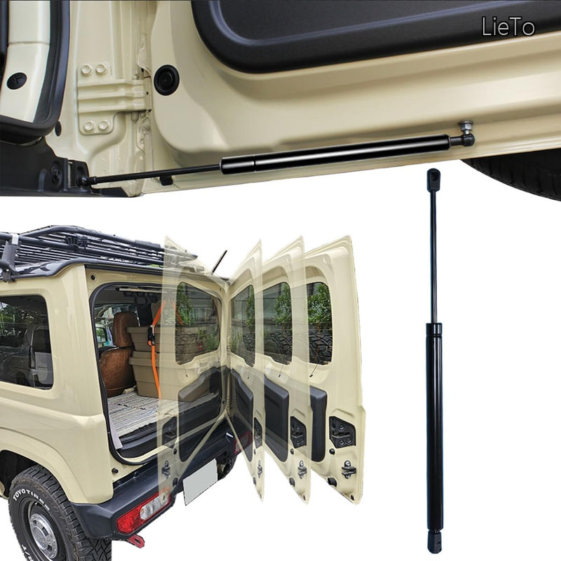 【貨物輸送無料】新型ジムニー用 バックドアダンパー 無座標軸食い留めるJB64W JB74W JC74W ジムニー用 親しさ食い留める フリーストップドアオープナー 油圧ダン 車検相応う 完全無欠取り替えっこ ジムニー