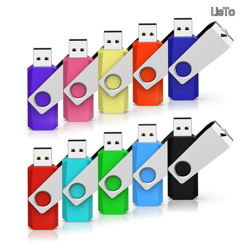 【貨物輸送無料】USB記憶装置8GB USB2.0 10個仕かける 閃光電球運転 回転させる式 まとめ買い 10色 派手 記憶装置突っ支い棒 ストラップホール付き添い人