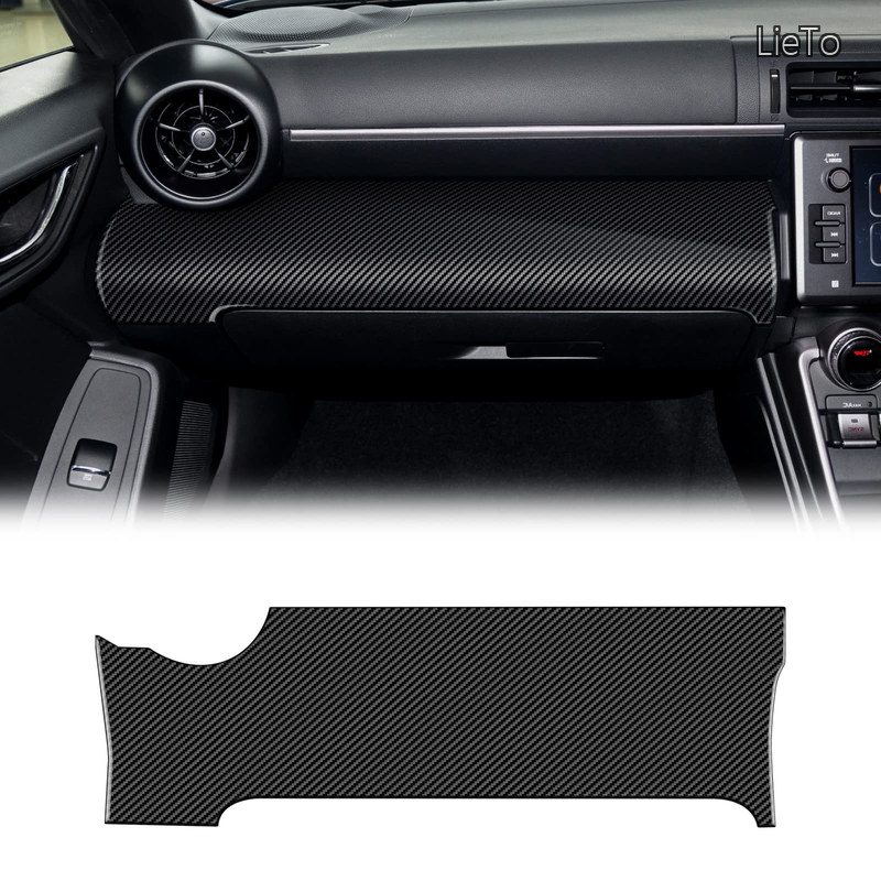 【貨物輸送無料】トヨタ GR86 ZN8 スバル BRZ ZD8 2021-2025 専用 佩び物 リアルカーボンファイバー製 カーコンソールダッシュボードストリップカバー 今めかしい