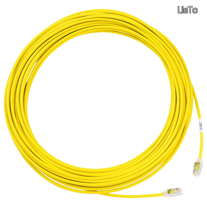 【送料無料】シールド LANケーブル Cat6A 超極細 プロ仕様 10m 黄 STP28X10MYL｜LieTo 7,654円