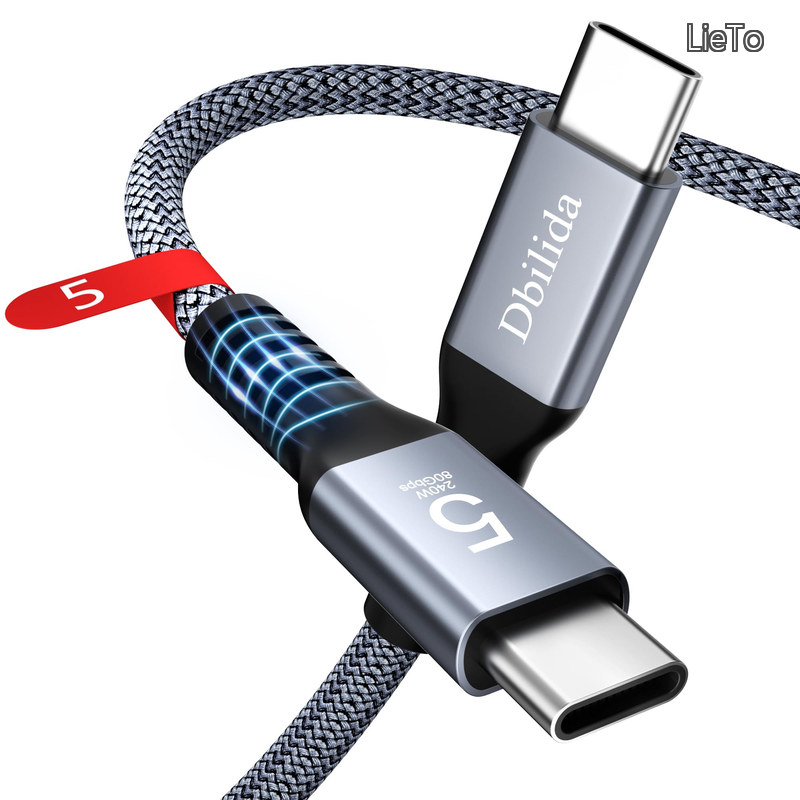 【貨物輸送無料】5 有線テレビ 2M 相応う、80Gbps高速道路移らす / 240W給電 / 120Gbps帯域 / 8K@165サイクル・4K@540サイクル USB4 2.0 サンダーボルト5有線テレビ 相応う、サンダーボルト4 / 3・iPhone 16 / 17・縛ステイション・SSD/Mac mini M4 / M4 Pro 相応う