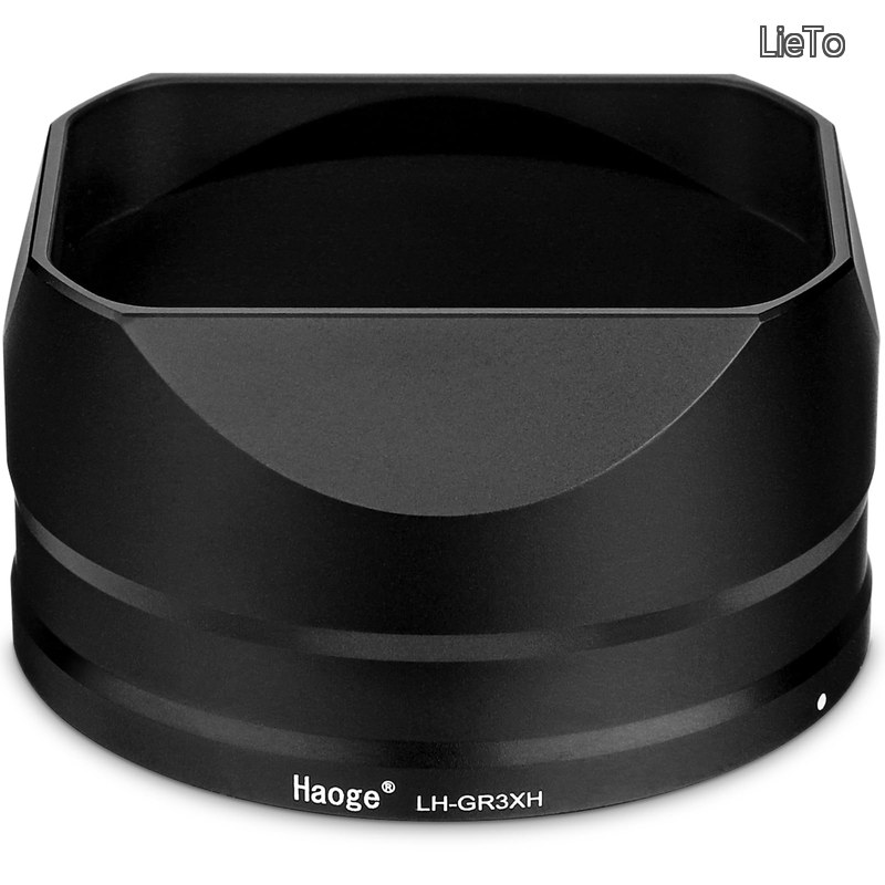 【送料無料】メタルスクエアレンズフード RICOH GRIIIX GR3x HDF カメラアクセサリー用|LieTo