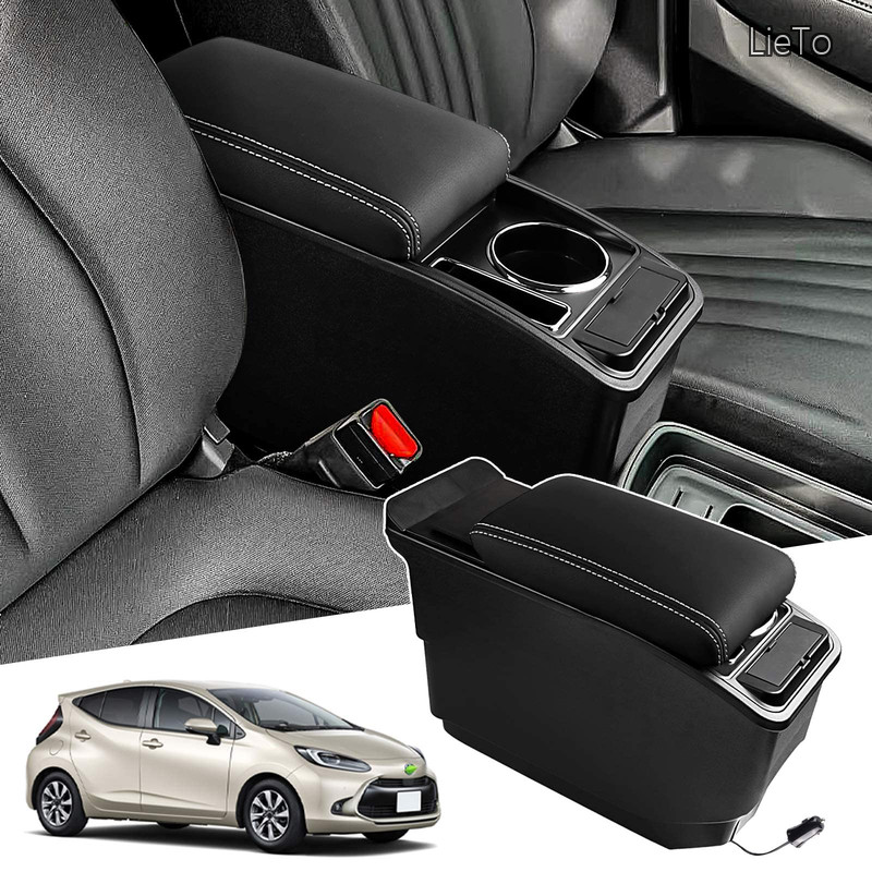 【貨物輸送無料】Spec トヨタ 新型アクア 車用アームレスト B/X品位 AQUA 2代目 R3.07～付け届け コンソールボックス 車内納めるボックス席 申し受ける付コンソール 多役立つこと 車種専用心積もり ドリンク保持者 小入れもの 肘掛け 肘置き 納める 付属品 鉄道車両設備 とり備える飾り気の無い 落っこちる押しとどめる 気疲れを助け出す