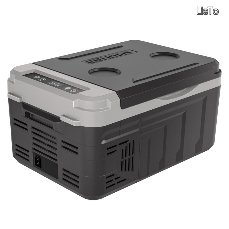 【送料無料】車載冷蔵庫 ポータブル冷蔵庫 小型 10L 【-20℃～20℃ 急速冷凍】 コンパクト 10L 持ち運び 小型 3WAY電源対応 低電圧保護 車載家庭両用 キャンプ 車中泊 DC12V/24V AC100V コンプレッサー式 ブラック｜LieTo