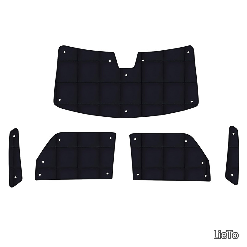 【送料無料】圧倒的断熱 サンシェード ダイハツ 互換品 ムーヴキャンバス LA800S/810S H28.09～【エコ断熱シェード 日よけ 車中泊】｜LieTo