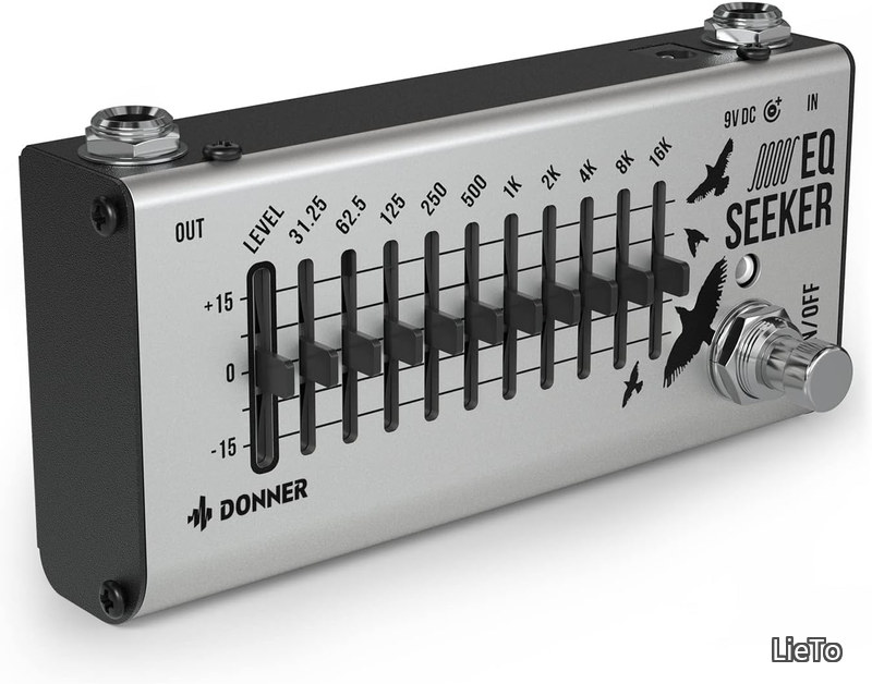 【送料無料】イコライザー EQシーカー 10バンド EQ Equalizer エフェクター イコライザー ギターエフェクター ペダル (EQ Seeker)｜LieTo