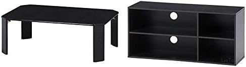 【送料無料】折りたたみ ローテーブル 幅75cm ブラック UV塗装 お手入れ簡単 テレビ台 ローボード 32型 幅89cm ブラウン 簡単組み立て 新生活 おすすめ｜LieTo