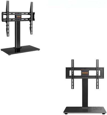 【送料無料】テレビスタンド 2台セット 24～70インチ対応 卓上ロータイプ 耐荷重40kg 高さ調節 左右30&deg;首振り VESA最大400&times;400mm｜LieTo