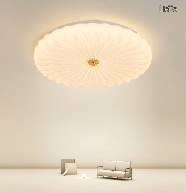 【貨物輸送無料】LED 最高限度点火装置 心に咲く蓮の花 星空成り行き 10~12畳~4200ルーメン 調光手合い 点火装置物の具 3座標軸調色 上昇限度点火装置 リビング 御茶の間 ちゃぶ台 臥し所 子供部屋 廻廊 今めかしい 室内点火装置 遠隔操作付き添い人 スリープタイマー築き上げる (LED 45W/50コマーシャル/遠隔操作付き添い人)