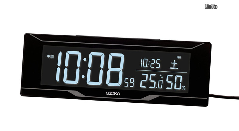 【貨物輸送無料】Clock) 置き時計 目覚まし時計時辰儀 かっこ良い電話機刹那置きかえる デジタル 遣り取り式 色つや液晶 続きものC3 DL308K