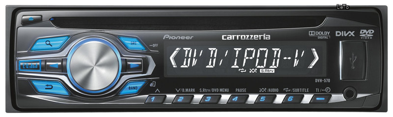 【貨物輸送無料】鉄道車両オーディオ DVH-570 1DIN CD/ヴィデオディスク/USB