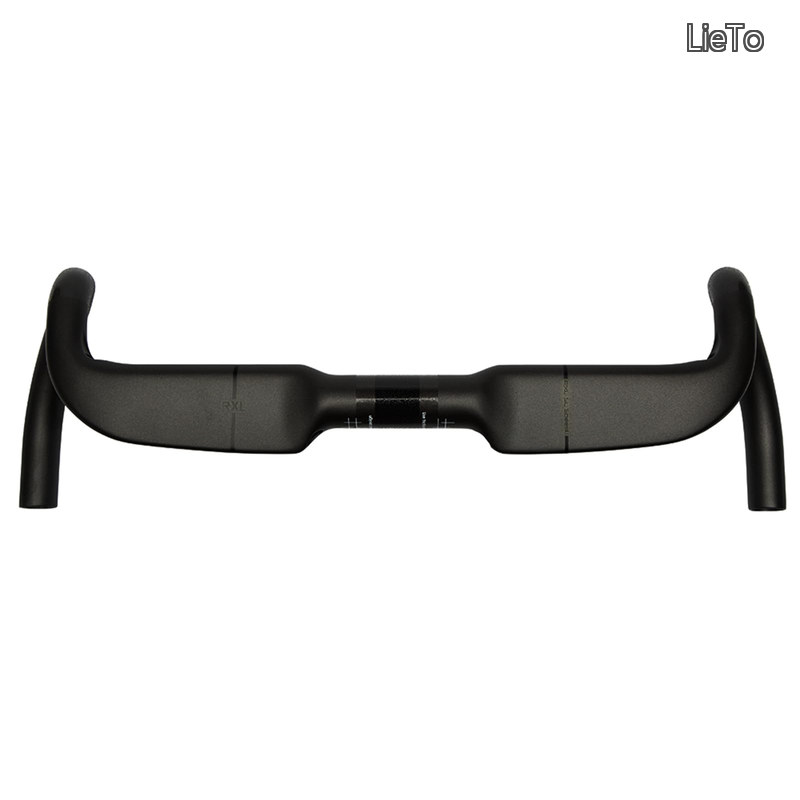 【送料無料】SL エアロハンドル カーボン ドロップハンドル カーボン 自転車ハンドル 31.8mm 内臓ケーブル 軽量 UDつや消し-黒 458mm｜LieTo