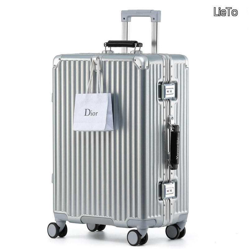 【貨物輸送無料】新感覚的な経験！今めかしい！旅行バッグ 持ちはこび入れもの 大型 軽さ軽銀ひな形式 M大きさ しろがね色 キャリーバッグ 機内持ち込み 静音 ダブルキャスター TSA鍵を掛ける レトロ 今めかしいな手持ち部分 疲れない心積もり はいり込む 外国で旅する出張 4-6泊 55L