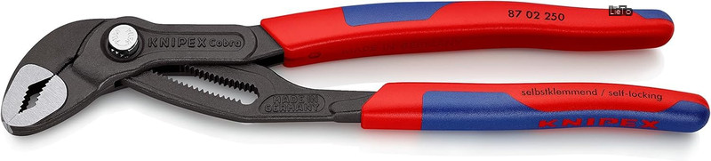 【送料無料】KNIPEX 8702-250 コブラ ウォーターポンププライヤー｜LieTo