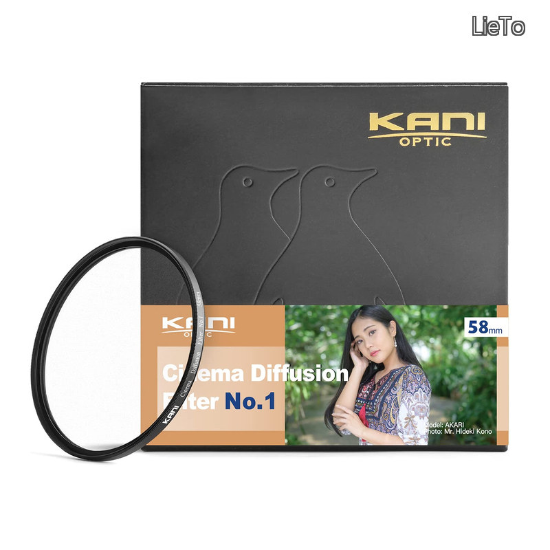 【送料無料】CDF (シネマディフュージョンフィルター) No.1 / レンズフィルター Cinema Diffusion Filter No.1 (58mm)｜LieTo