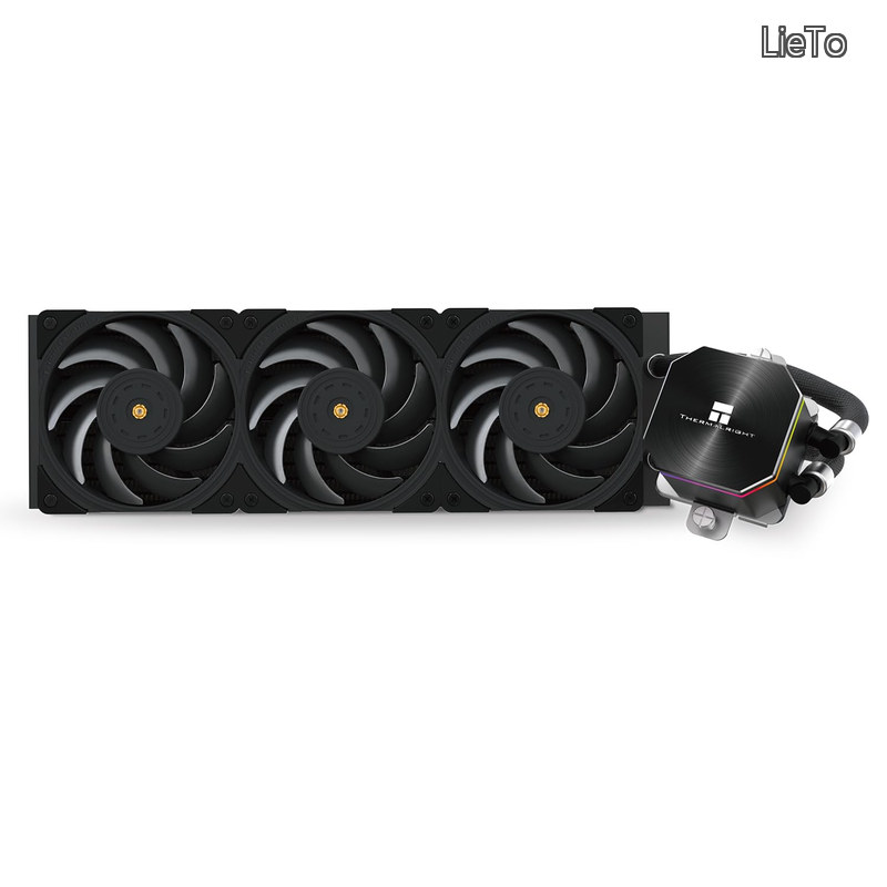 【送料無料】Frozen Edge 360 Black AIOウォータークーラー、液体CPUクーラー、3&times;120mm PWMファン水冷システム、2150RPM高速ファン、AMD / AM4 / AM5&Intel LGA1700 / 1150 / 1151 / 1200 / 2011 / 2066と互換性があります｜LieTo