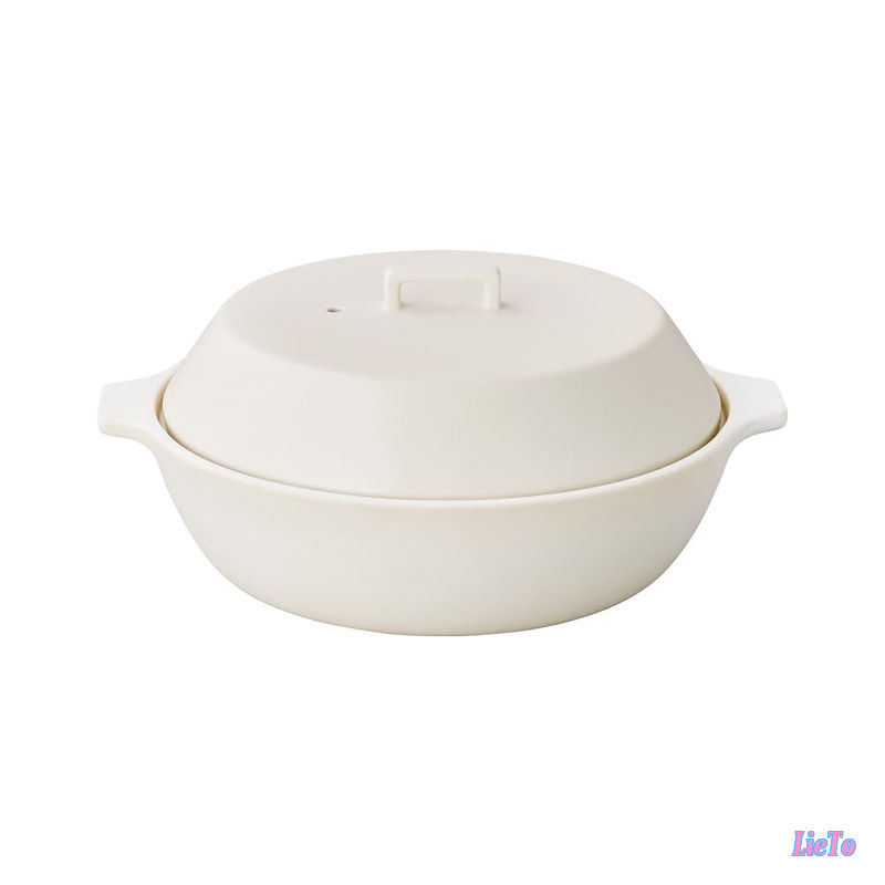 【貨物輸送無料】KAKOMI 直火土鍋 白いこと 2.5L 25215