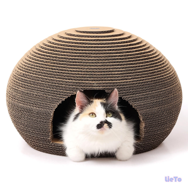 【送料無料】猫のくら 私の隠れ家 猫用ベッド|LieTo