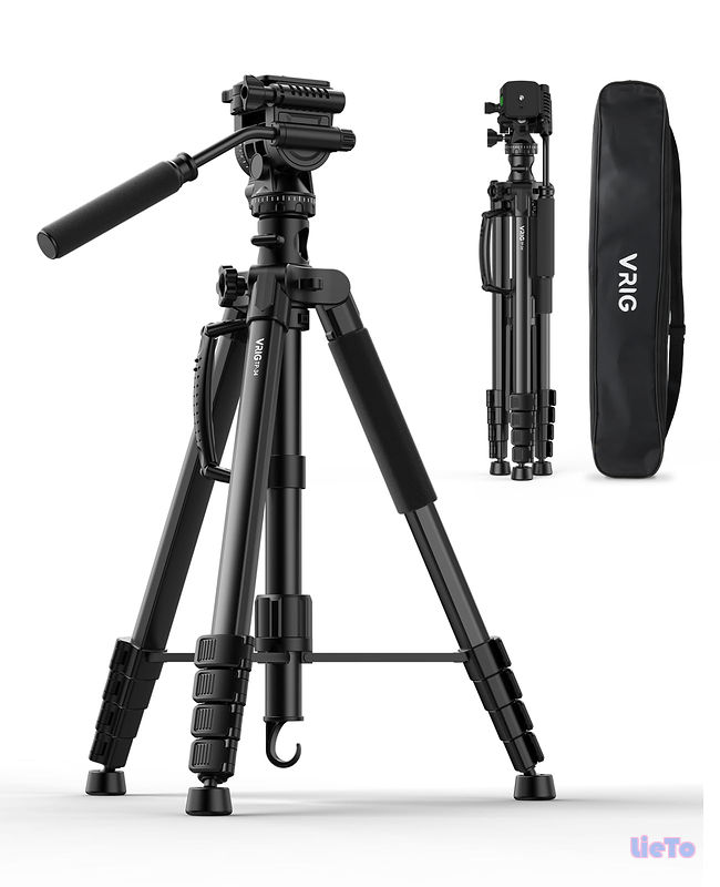 【送料無料】カメラ 三脚 195cm ビデオ三脚 一脚 一眼レフ 三脚 アルミ製 3Way雲台 取外し可能 水平中心軸付き 俯瞰撮影 一眼レフ/デジカメ/望遠鏡/プロジェクターなど対応 最大荷重8kg TP-34｜LieTo