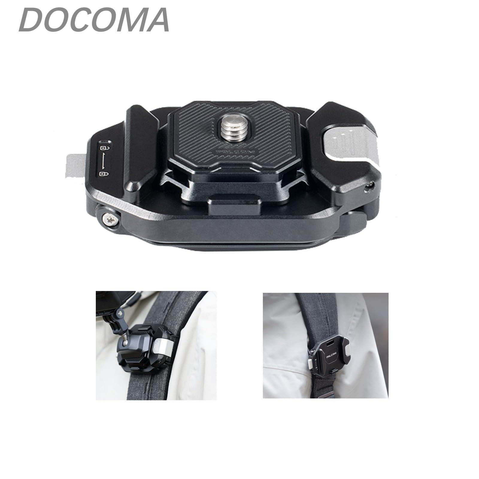 【送料無料】F38 バックパック V2 用クイックリリースキット、ロックガスケット付き、標準 ARCA - Swiss サイズと互換性あり、耐荷重 30kg「2023年新バージョン」|LieTo