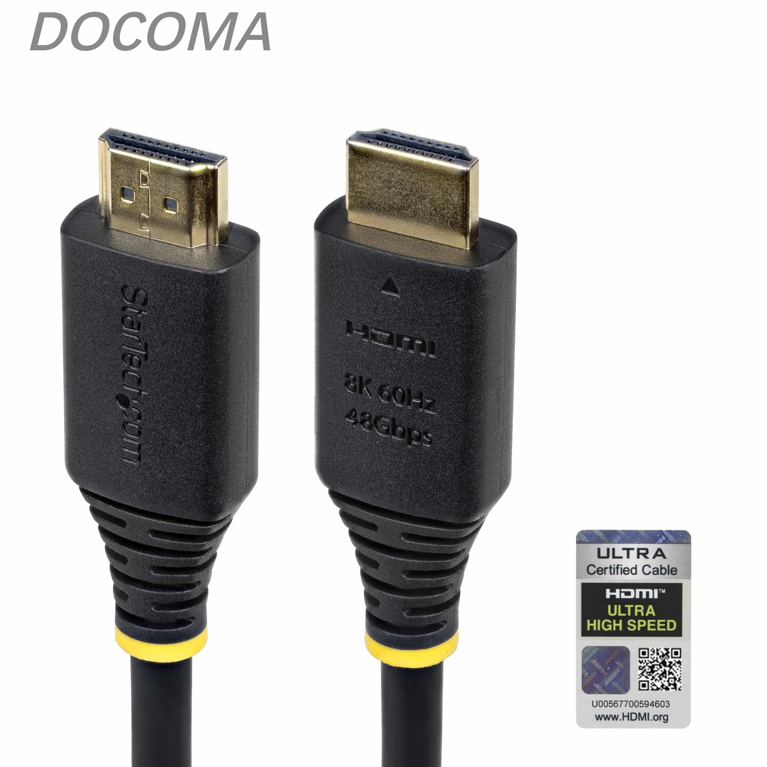 【送料無料】HDMI 2.1ケーブル 5m 8K60Hz 48Gbps HDR10+ eARC 柔らか TV モニター接続用 HDMI21-CBL-8K60-5M｜LieTo