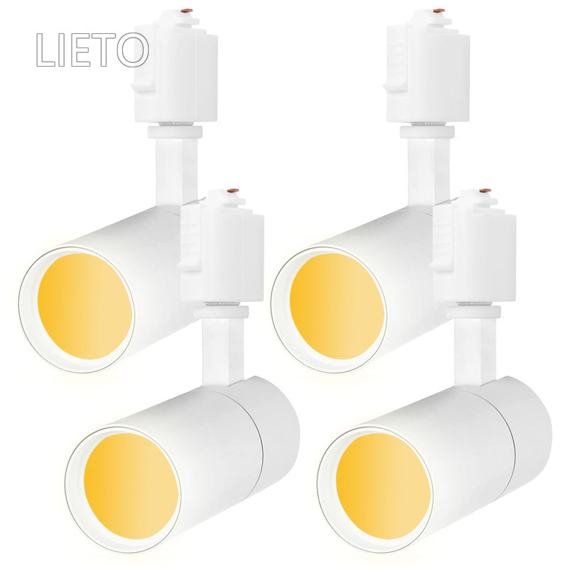 【送料無料】ライティングレール用スポットライト電球色100W相当 消費電力10W 大光量1000LM 照射角度調節可能 一般家庭照明/演出照明/商業施設/店舗・商品展示用照明（白い 4個セット）｜LieTo 9,712円