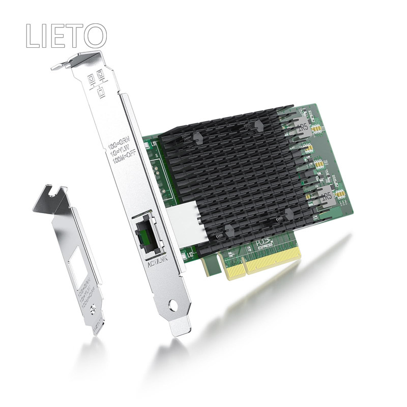 【送料無料】ipolex 10Gb NIC PCI-E ネットワークカード シングル RJ45ポート Intel X540-T1コントローラ付き PCI-E X8 PCI Express LANアダプタ Windows Server、Linux、Vmware対応｜LieTo