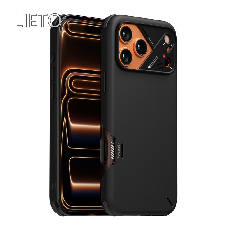 【送料無料】【米軍MIL耐衝撃・二重保護】Aulumu A17 iPhone 17 Pro Max ケース MagSafe対応 衝撃吸収 頑丈 高耐久 傷つけ防止 CoolHyper冷却システム搭載 カメラコントロールカバー 急速充電対応 マグネット搭載 いphone17promax ケース ブラック｜LieTo