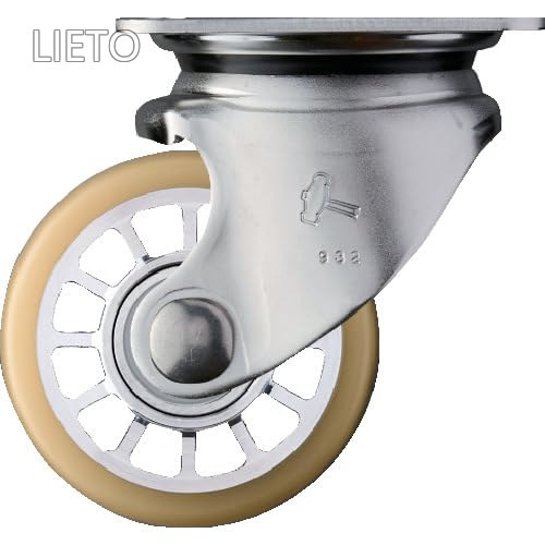 【送料無料】ハンマーキャスター(Hammer Caster) SUS 低床式 重荷重用 自在 ウレタンB車 75mm 540S0S-BAU75|LieTo