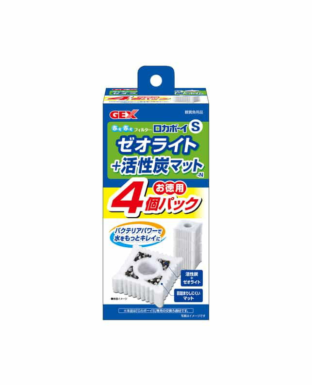 【24個セット】 ジェックス ロカボーイS ゼオライト＆活性炭マット N4個パック