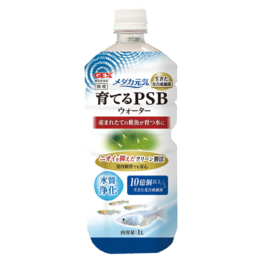 【6個セット】ジェックスメダカ元気育てるPSBウォーター1L