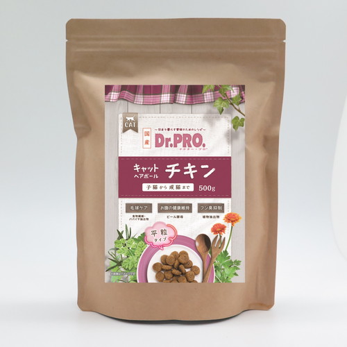 【12個仕掛ける】 ニチドウ  Dr.PRO. 猫 髪の毛どんぶり鉢 意気地無し 500g