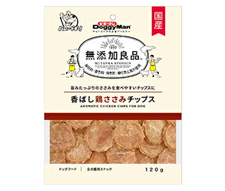 【36個セット】ドギーマンハヤシ　無添加良品 香ばし 鶏ささみチップス 120g