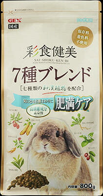 【12個仕掛ける】 GEX ジェックス  彩食健美 7種雑ぜ合わせる 肉付きのよい 800g
