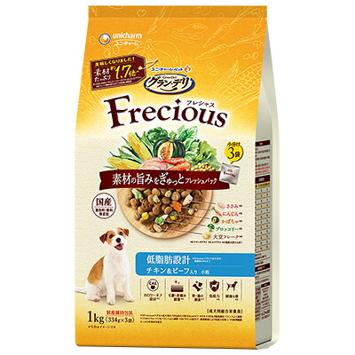 【8個仕掛ける】ユニ・チャーム グラン・デリ Frecious 成年者 成犬用 低脂肪組織腹積もり 意気地無し\u0026牛肉入り口・入口 1kg ドッグフード-ドッグフード・サプリメント-ペット・ペットグッズ