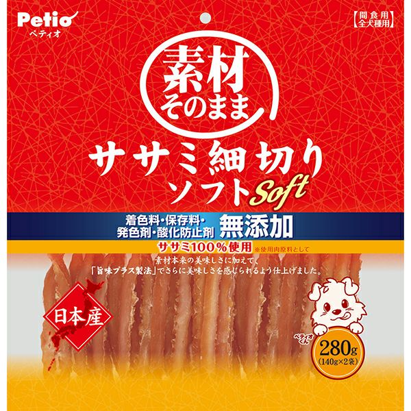 【10個仕掛ける】ペティオ 原料品そのまま ササミ細切りホンブルグ帽 280g その他-ドッグフード・サプリメント