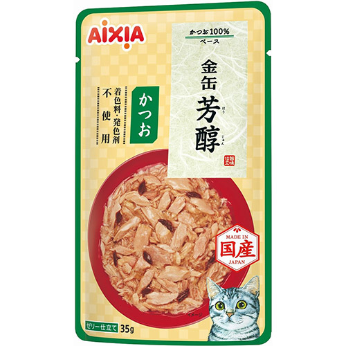 【96個セット】 アイシア　金缶芳醇かつお35g