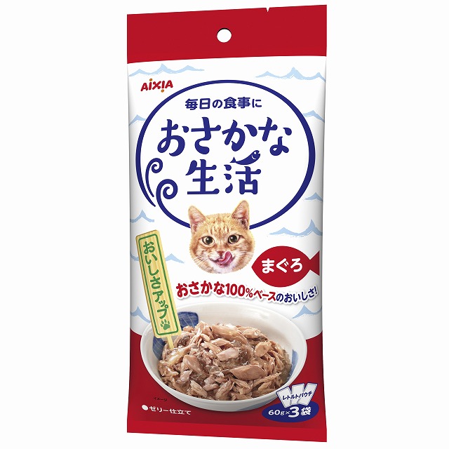 【48個セット】 アイシア おさかな生活　まぐろ180g