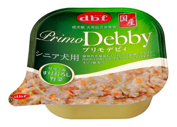 【48個仕掛ける】 デビフペット d.b.f プリモデビィ 年がしら犬用 ササミ\u0026すりおろし草片 95g