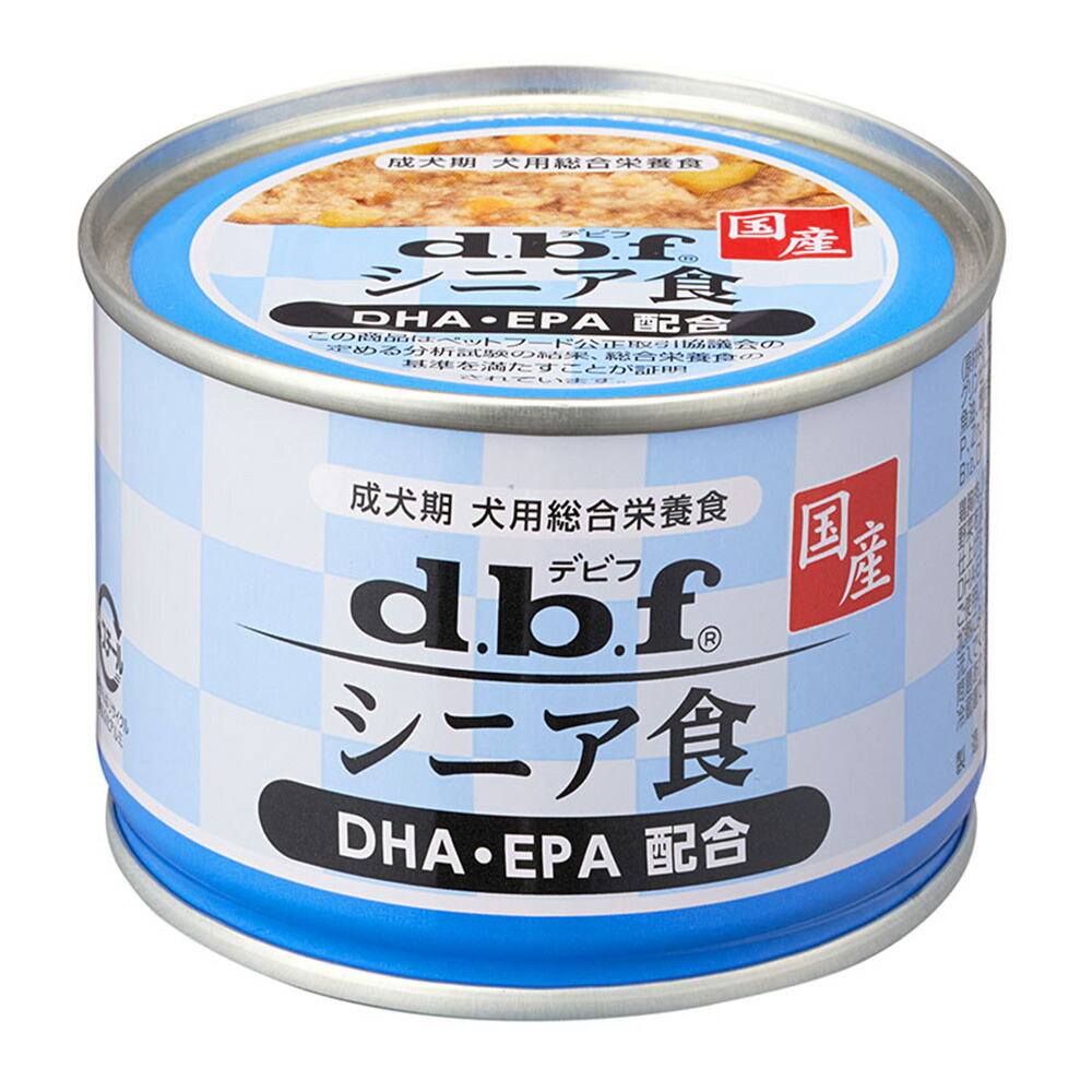 【24個セット】デビフペット d.b.f シニア食 DHA・EPA 配合 150g