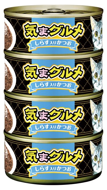 【24個セット】 アイシア 気まグルメ4P しらす入りかつお620g｜スペシャルスペース　ペット館