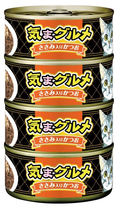 【12個セット】 アイシア 気まグルメ4P ささみ入りかつお620g