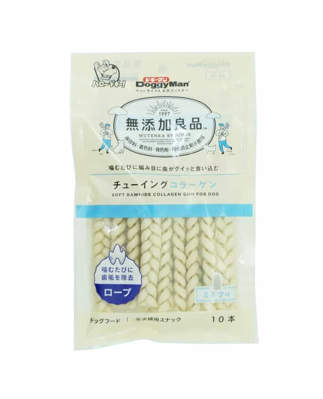 【24個仕掛ける】ドギーマン無つけ加える良品チューイングコラーゲンロープ10本