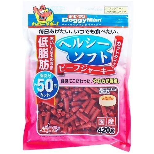 【24個仕掛ける】ドギーマンハヤシ ドギーマンヘルシーソフトビーフジャーキーカットタイプ420g