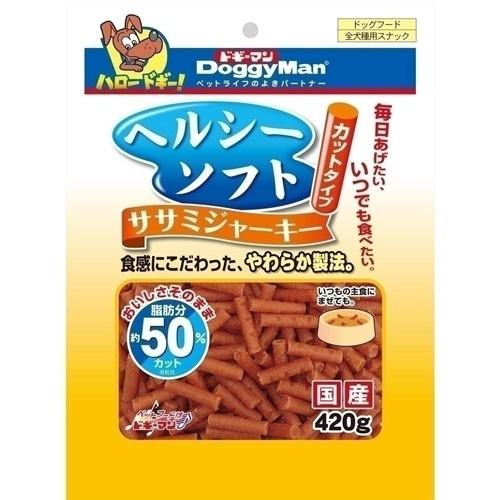 【12個セット】ドギーマンハヤシ ドギーマンヘルシーソフトササミジャーキーカットタイプ420g