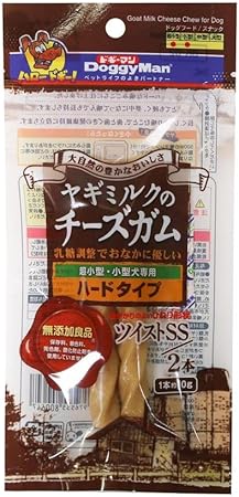 【24個仕掛ける】ドギーマンヤギミルクのチーズガムハードタイプツイストSS2本