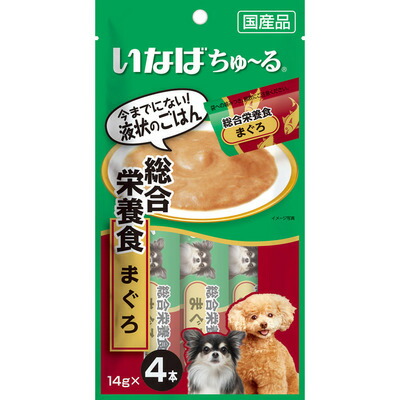 【36個セット】いなばペットフード いなばちゅ～る総合栄養食まぐろ14g×4本