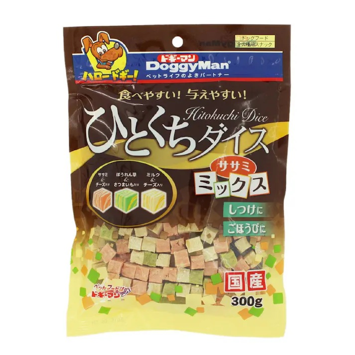 【48個仕掛ける】ドギーマンハヤシ ドギーマンひとくちダイスササミミックス300g